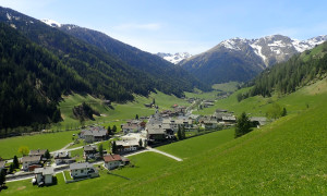 kurz nach dem Start in Innervillgraten